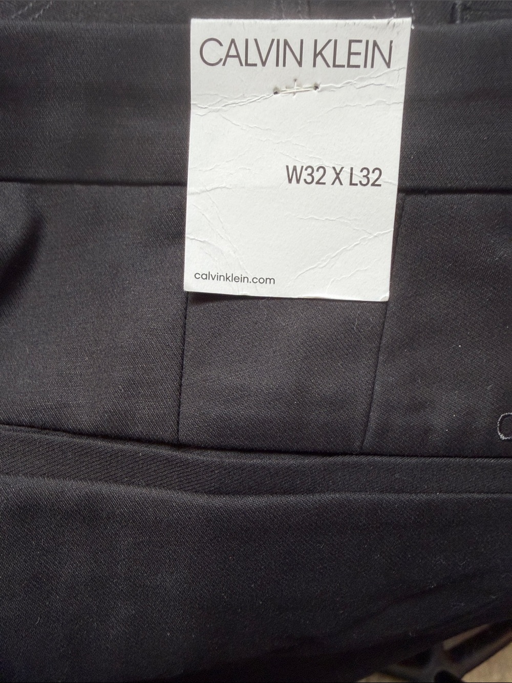 Calvin Klein Black Tailored Dress Pants